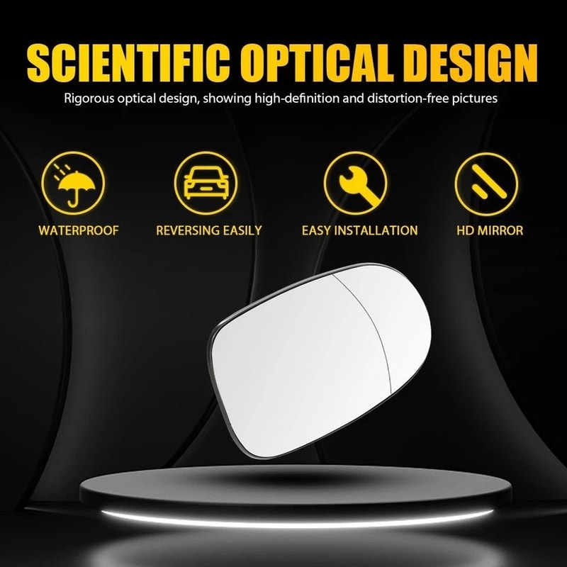 Passenger Side Heated Mirror Glass For Benz Durable Perfect Fit Road Safety 6