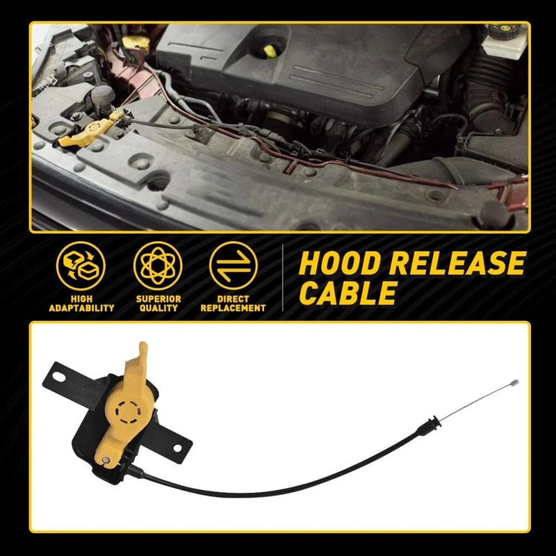 Piece Of Hood Release Cable A Fit Durable And Reliable Direct Replacement For Your Vehicle Superior 6