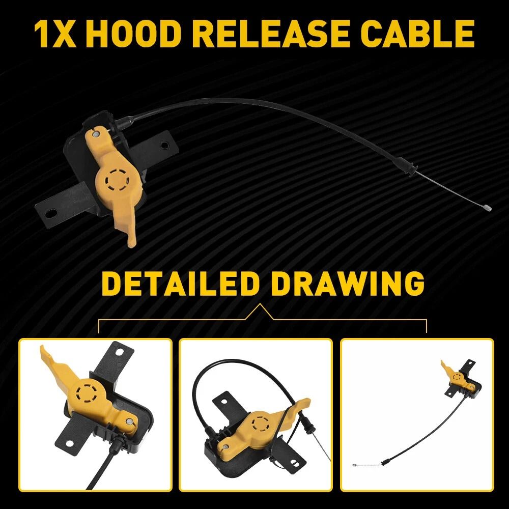 Piece Of Hood Release Cable A Fit Durable And Reliable Direct Replacement For Your Vehicle Superior 8