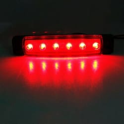 rock lights underbody light, red pod led pack durable waterproof marker pods