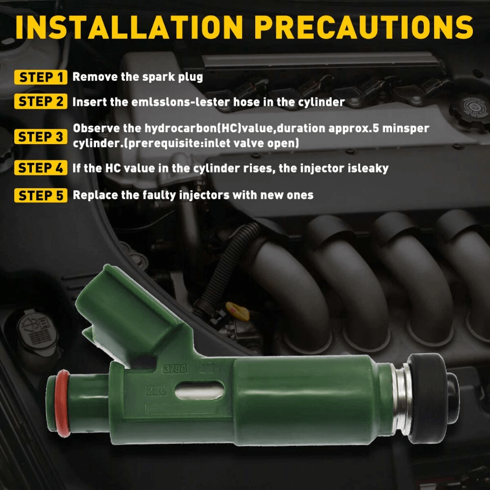 Celica Matrix Fuel Injectors Engine Injector Set Fast Start Better MPG Direct Replacement Fit 6