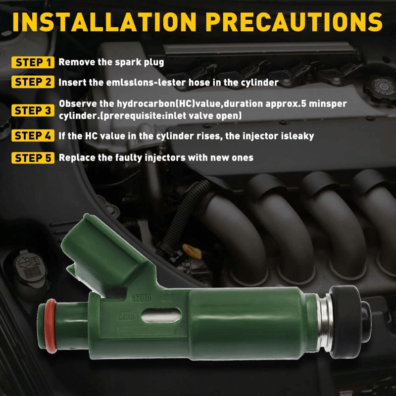 Celica Matrix Fuel Injectors Engine Injector Set Fast Start Better MPG Direct Replacement Fit 6