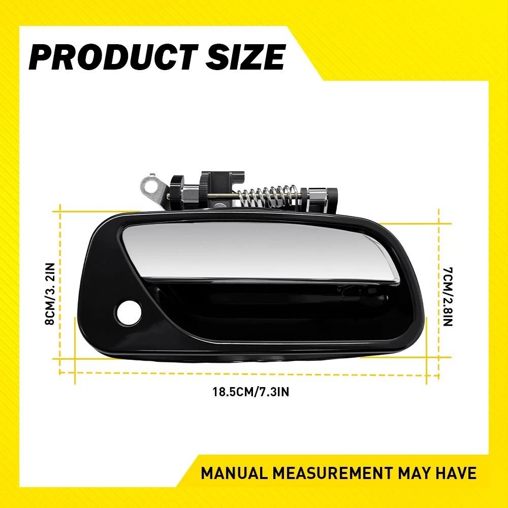 Exterior Door Handle Front Passenger Side Style Fit HighQuality Material Simple Installation 2