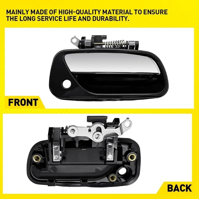 Exterior Door Handle Front Passenger Side Style Fit HighQuality Material Simple Installation 3