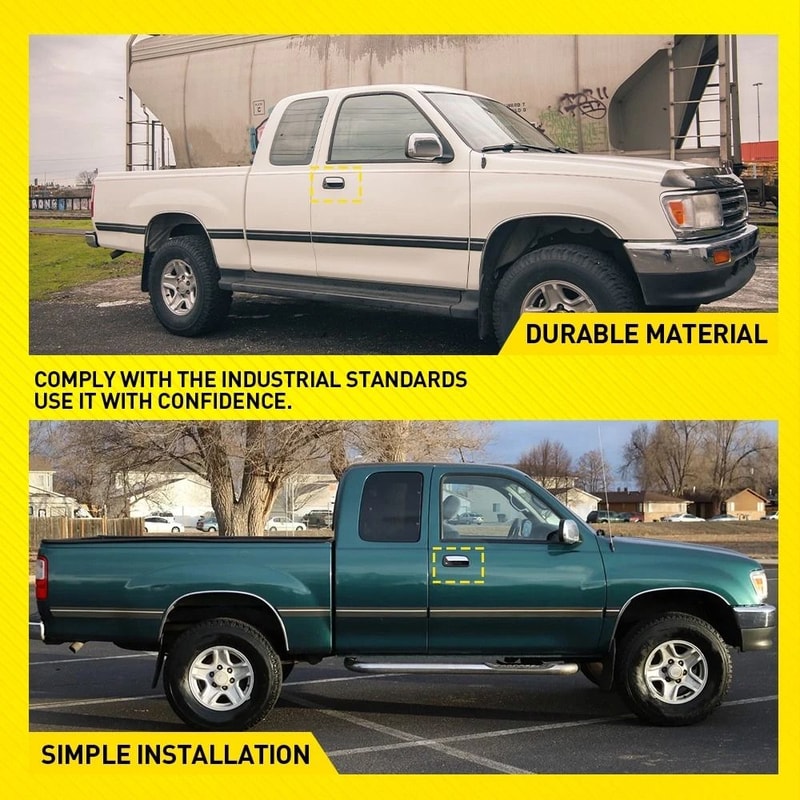 Exterior Door Handle Front Passenger Side Style Fit HighQuality Material Simple Installation 9