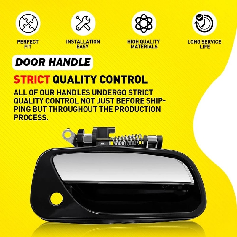 Exterior Door Handle Front Passenger Side Style Fit HighQuality Material Simple Installation 6