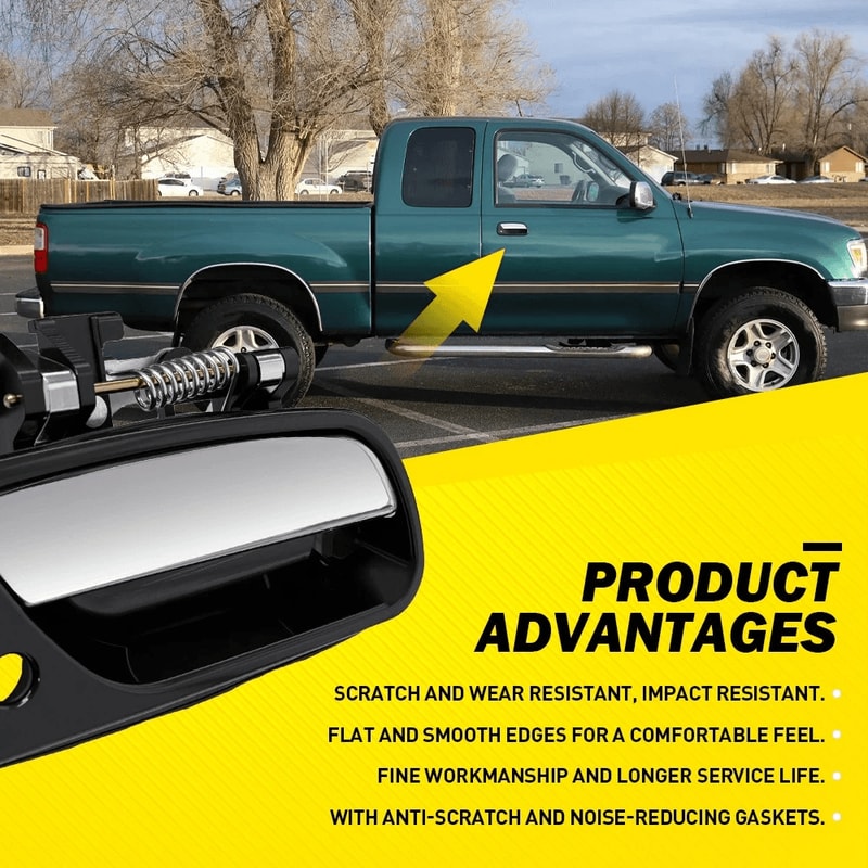 Exterior Door Handle Front Passenger Side Style Fit HighQuality Material Simple Installation 8