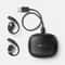 True Wireless Open Ear Sport Headphones Black WaterResistant Design Noise Canceling Clear Calls Mic 1