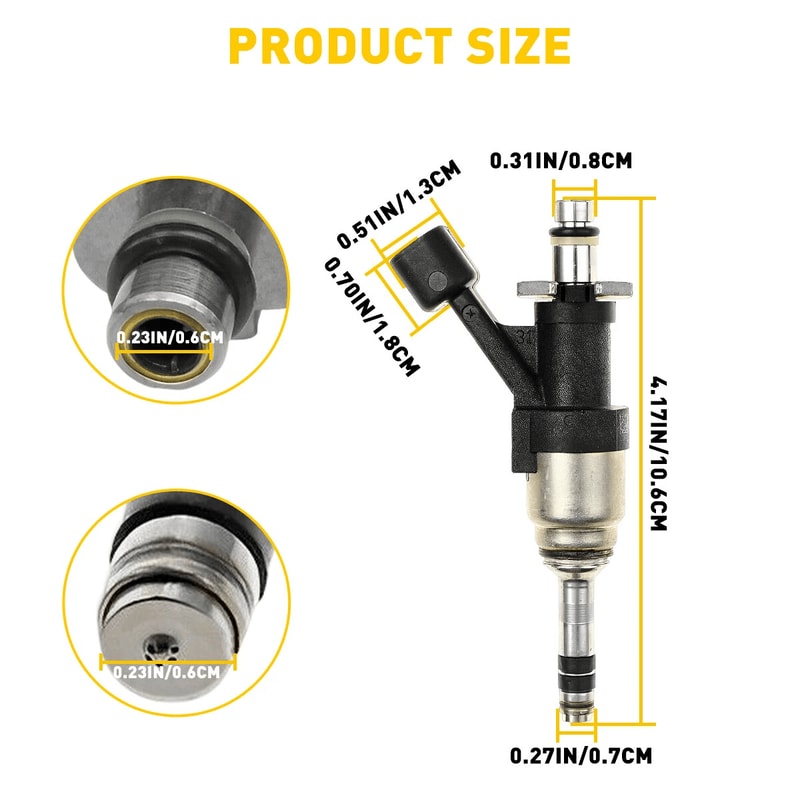 Premium Fuel Injector Set Fuel Injectors GM Trucks Leak Tested Nozzles Direct Replacement Efficient 1