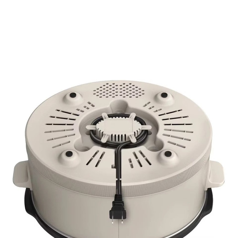 Ceramic Nonstick 6qt Programmable Slow Cooker Touch Controls Glass Lid 2