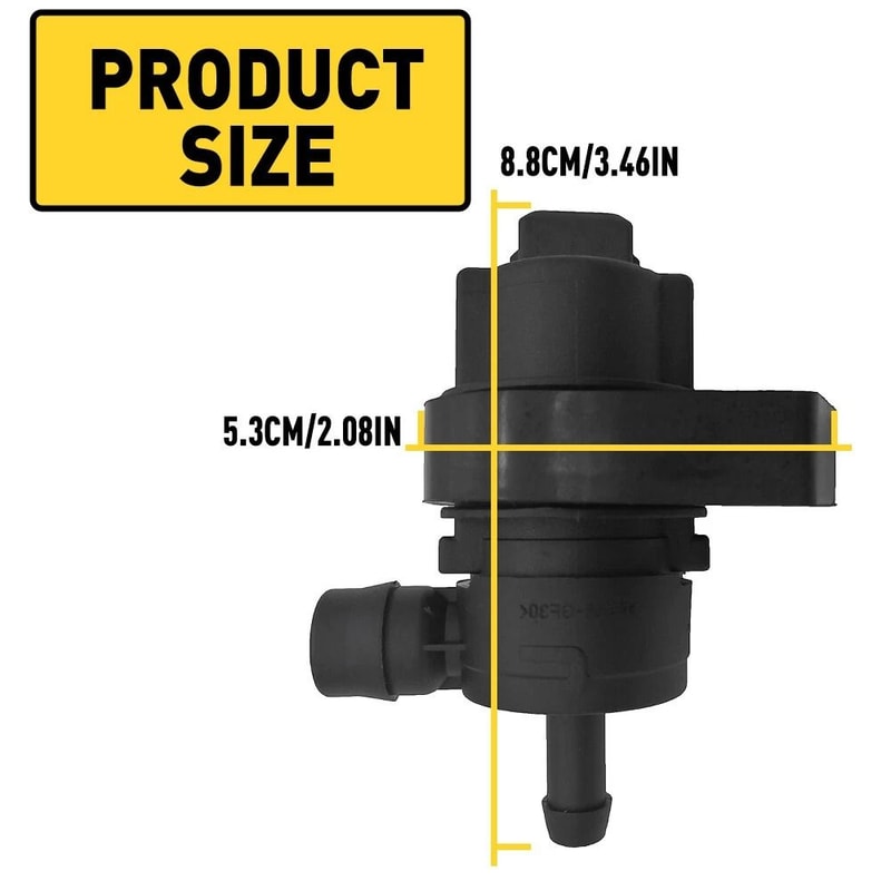 Purge Solenoid Vapor Canister Valve High Performance Durable Replacement 3
