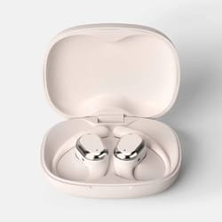 ear sport true wireless headphones, stone white, open ear fit, wireless, noise canceling, mic