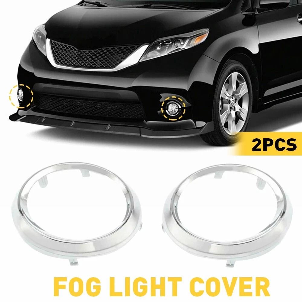 Front Bumper Fog Light Lamp Cove LH RH Part Kit Driver Passenger Side Included 5