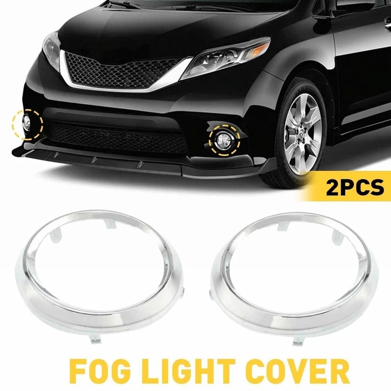 Front Bumper Fog Light Lamp Cove LH RH Part Kit Driver Passenger Side Included 5