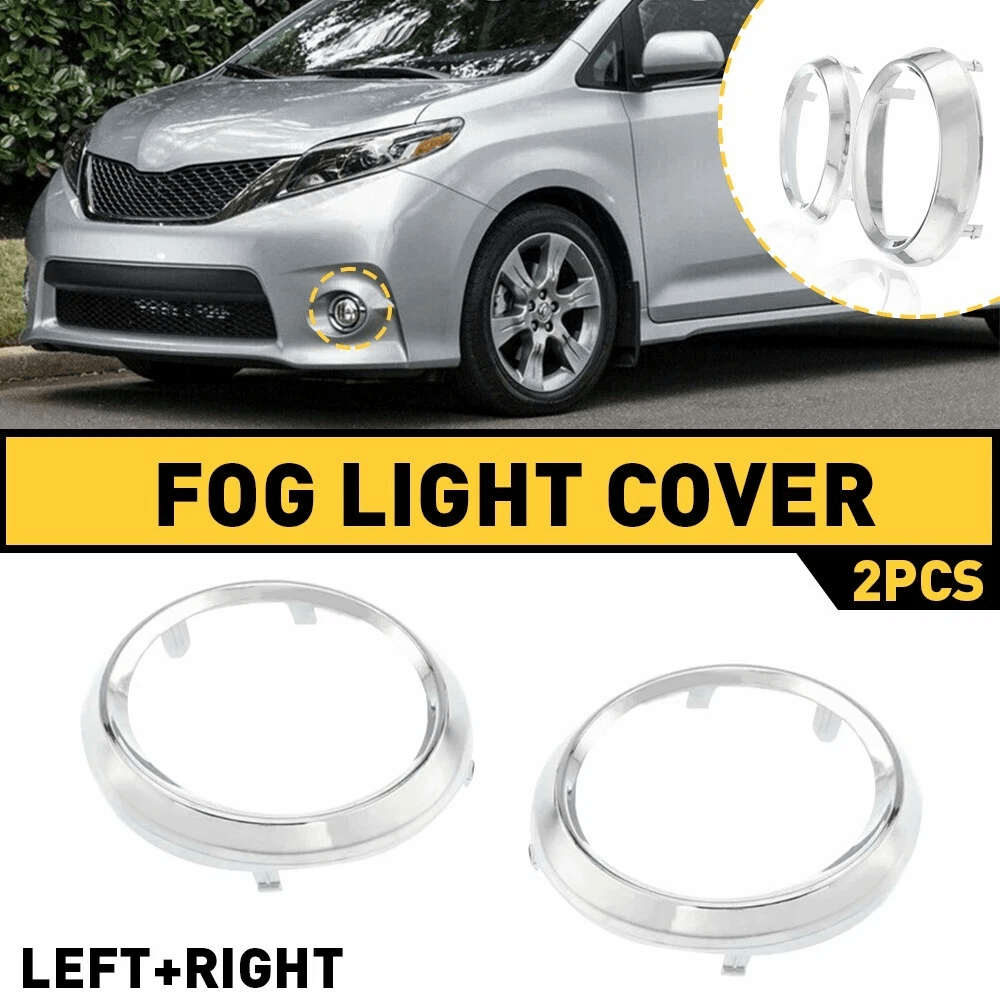Front Bumper Fog Light Lamp Cove LH RH Part Kit Driver Passenger Side Included 6