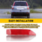 Rear Bumper Reflector Right Driver Side Light Tail Lamp Case Sealed ABS Lens Easy Install 2