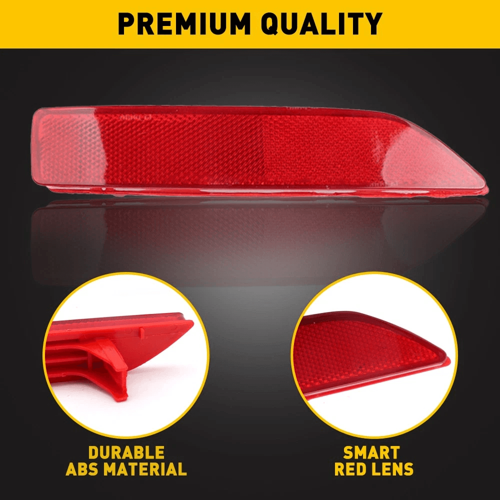 Rear Bumper Reflector Right Driver Side Light Tail Lamp Case Sealed ABS Lens Easy Install 9