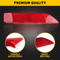 Rear Bumper Reflector Right Driver Side Light Tail Lamp Case Sealed ABS Lens Easy Install 9