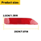 Rear Bumper Reflector Right Driver Side Light Tail Lamp Case Sealed ABS Lens Easy Install 5