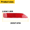 Rear Bumper Reflector Right Driver Side Light Tail Lamp Case Sealed ABS Lens Easy Install 5