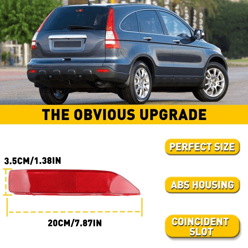 Rear Bumper Reflector Right Driver Side Light Tail Lamp Case Sealed ABS Lens Easy Install 8