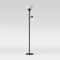 Threshold Mother Daughter Floor Lamp Black Modern Standing Lamp With Reading Light Dimmable Torchie 1