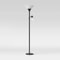 Threshold Mother Daughter Floor Lamp Black Modern Standing Lamp With Reading Light Dimmable Torchie 1