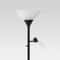 Threshold Mother Daughter Floor Lamp Black Modern Standing Lamp With Reading Light Dimmable Torchie 2