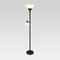 Threshold Mother Daughter Floor Lamp Black Modern Standing Lamp With Reading Light Dimmable Torchie 3