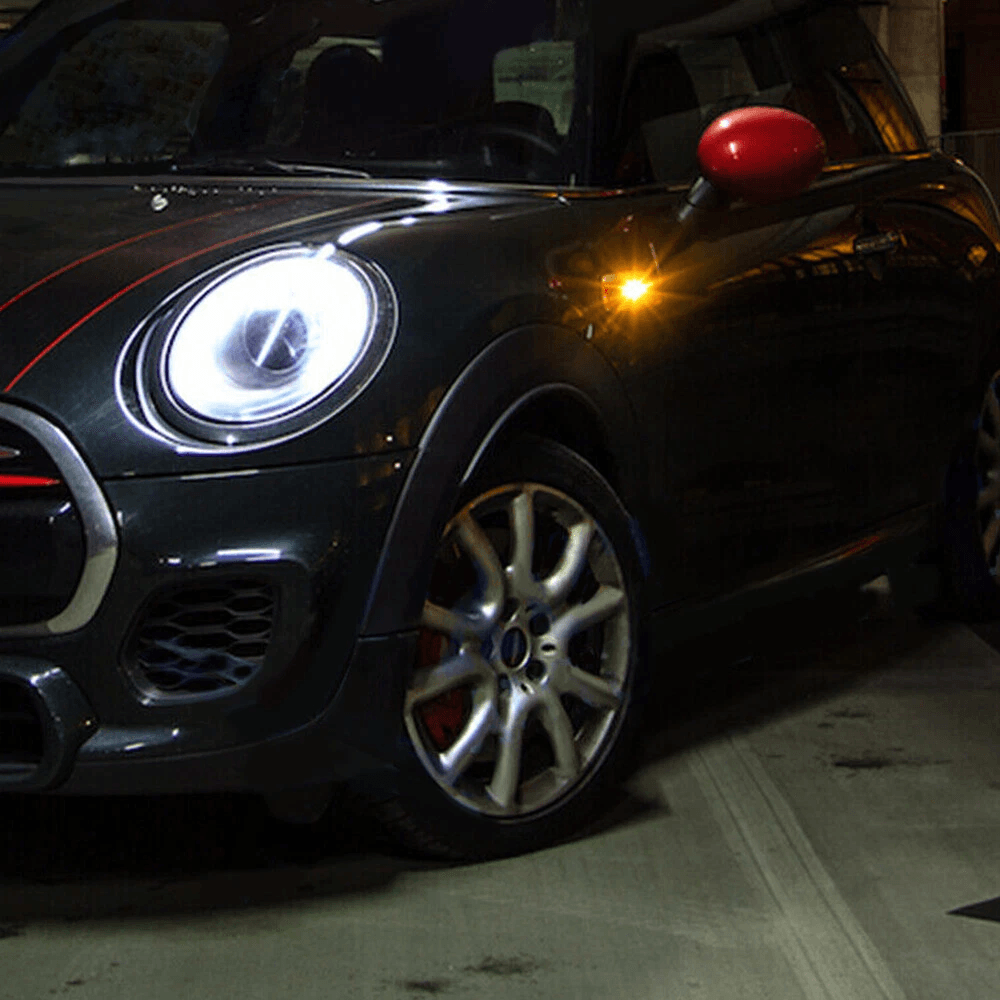 Light Flowing Turn Signal LED Side Marker Lamp Set Smoked Shell Side Indicator Error Free Resistor 0