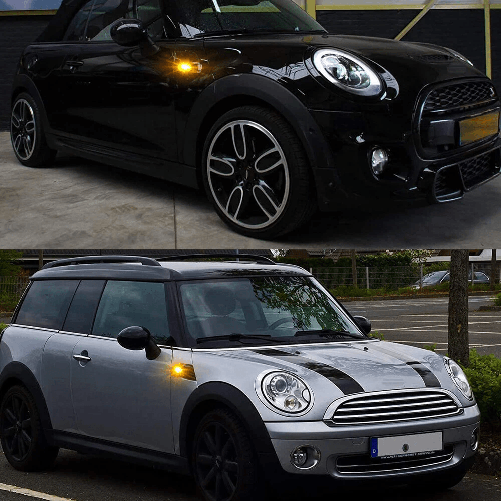 Light Flowing Turn Signal LED Side Marker Lamp Set Smoked Shell Side Indicator Error Free Resistor 11