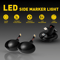 Light Flowing Turn Signal LED Side Marker Lamp Set Smoked Shell Side Indicator Error Free Resistor 8