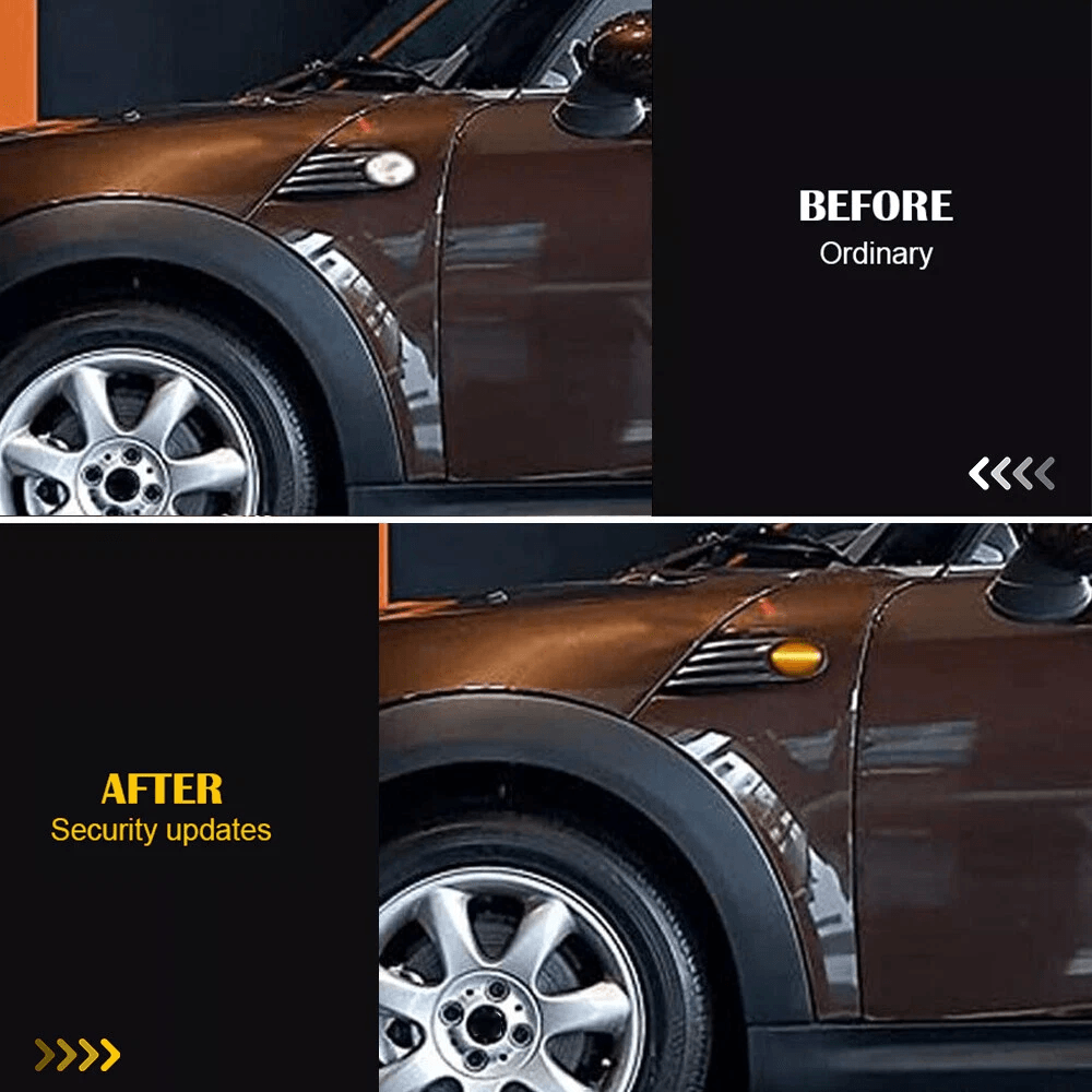 Light Flowing Turn Signal LED Side Marker Lamp Set Smoked Shell Side Indicator Error Free Resistor 9