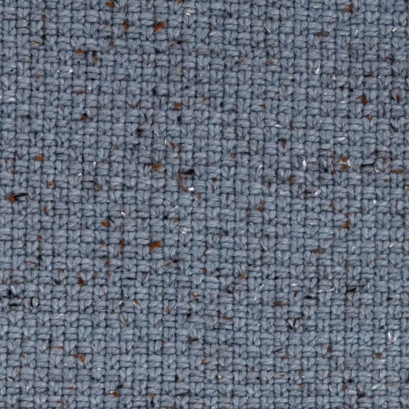 Threshold Marled Knit Throw Blue Soft Midweight Knit Throw Blanket Knotted Edges Machine Washable 1