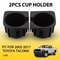 Car Black Cup Holder Inserts Replacement Easy Fit Prevents Liquid Spills And Mess 10