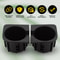 Car Black Cup Holder Inserts Replacement Easy Fit Prevents Liquid Spills And Mess 6