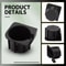 Car Black Cup Holder Inserts Replacement Easy Fit Prevents Liquid Spills And Mess 9