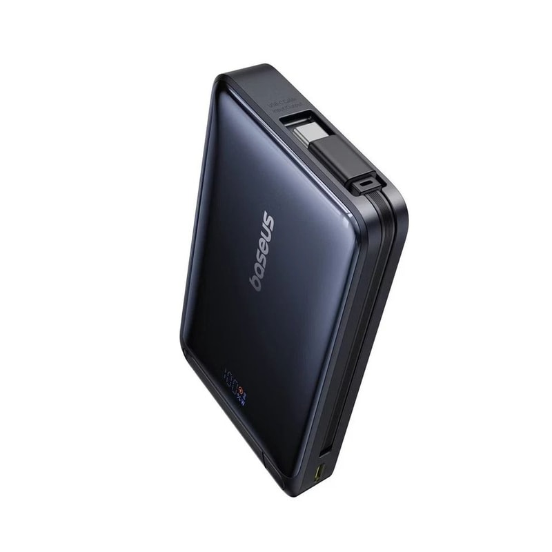 Magnetic Power Bank With BuiltIn USBC Cable Portable Wireless Charger For IPhone 2