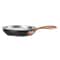 Matte Black Skillet Stainless With Blush Bronze Handle HighImpact Bonded Base Dishwasher Safe Induc 2