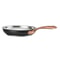 Matte Black Skillet Stainless With Blush Bronze Handle HighImpact Bonded Base Dishwasher Safe Induc 2