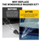 Windshield Wiper Nozzle Spray Washer Nozzle Easy Install Kit 2