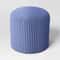 Room Essentials Blue Dorm Pouf Striped Round Pouf 16in Comfortable Cushion Stylish Living Space 1