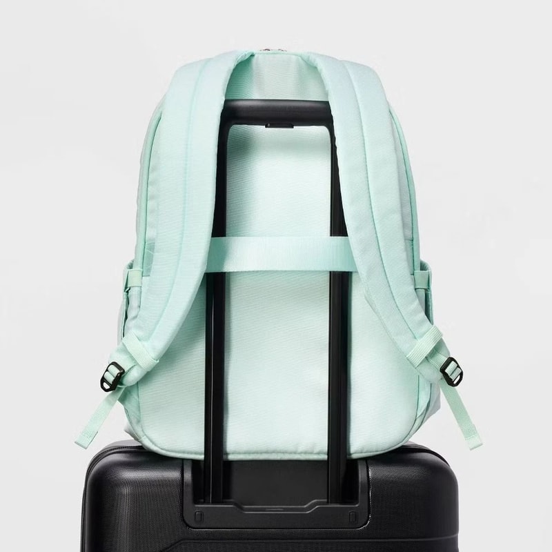 All In Motion Mint Everyday To Travel Backpack Laptop Compatible WaterRepellent Adjustable Straps 1