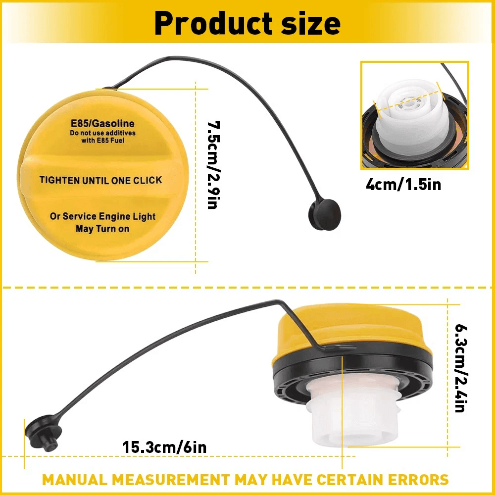 Express Fuel Tank Gas Cap Reliable Replacement Cap Perfect Fit Stable Performance 3