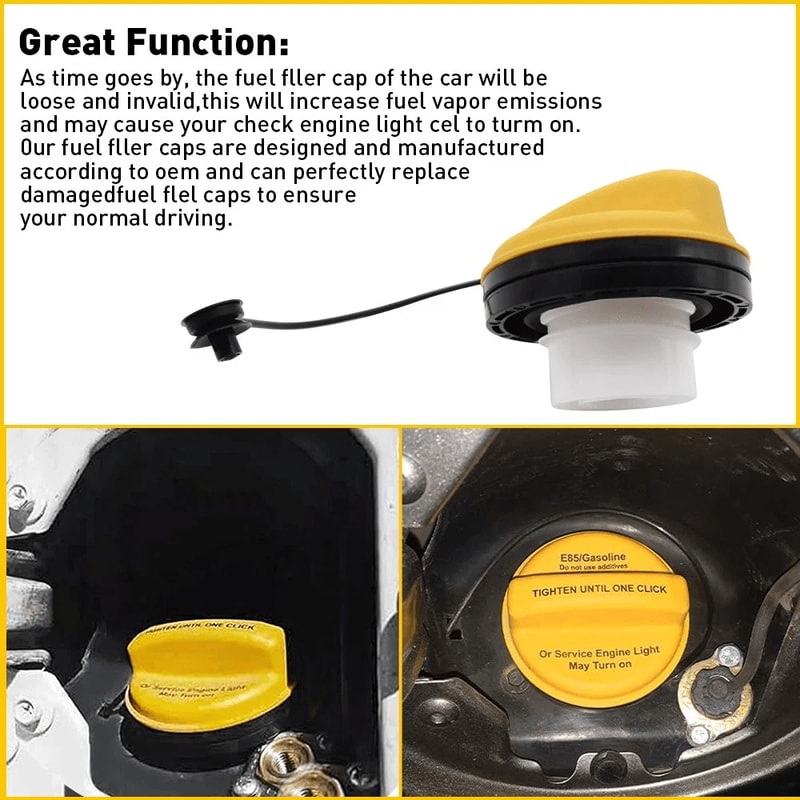 Express Fuel Tank Gas Cap Reliable Replacement Cap Perfect Fit Stable Performance 7