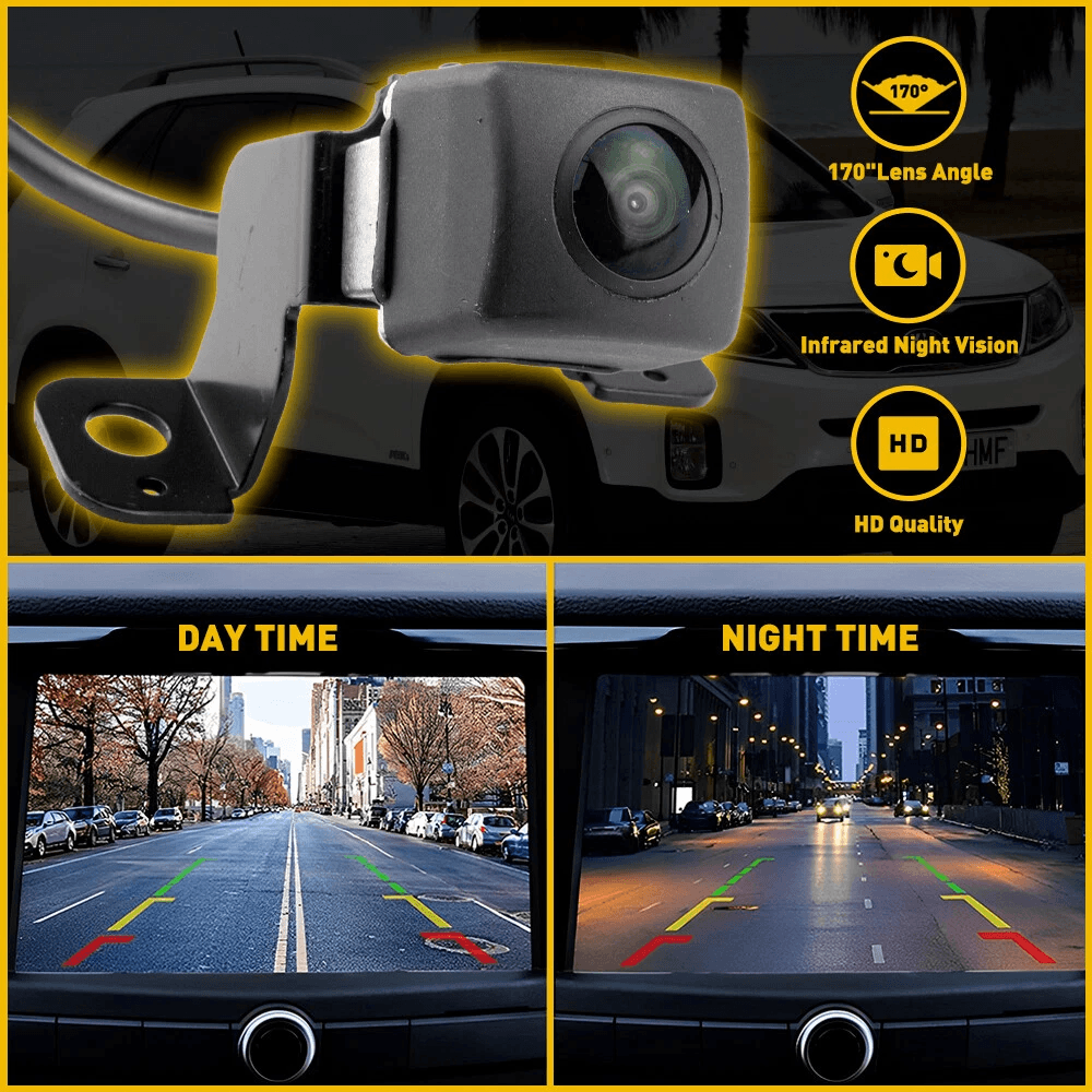 Backup Camera Rear View WideAngle HD Lens Rainproof Day Night Vision Easy Installation Car Camera 2