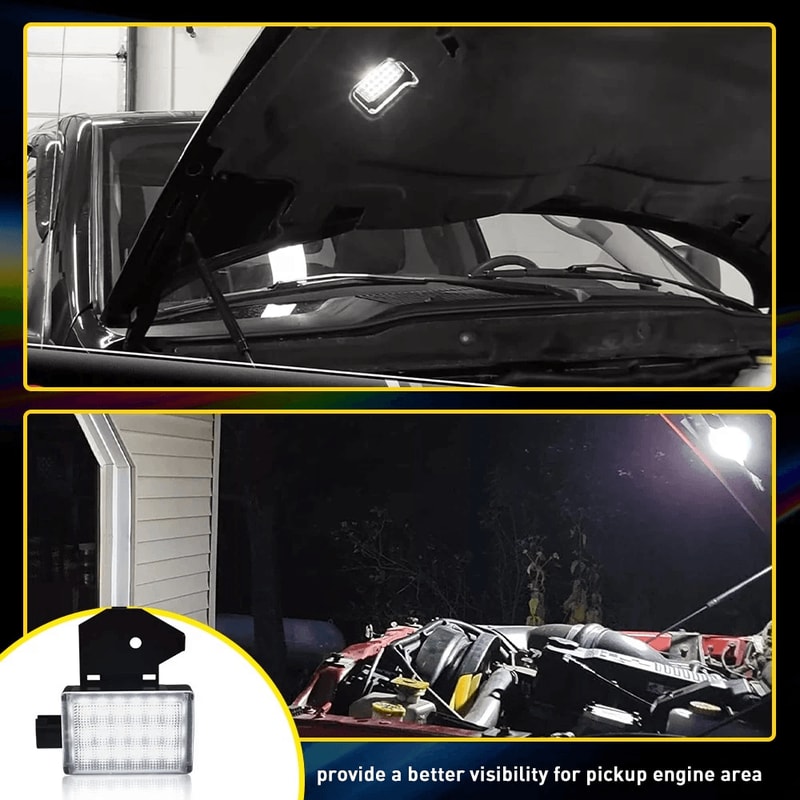 LED Courtesy Light W Wiring Harness Underhood Installation Energy Saving Durable LED Lighting 3