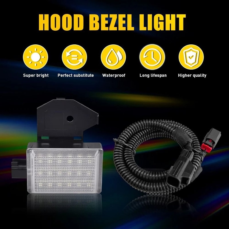 LED Courtesy Light W Wiring Harness Underhood Installation Energy Saving Durable LED Lighting 7