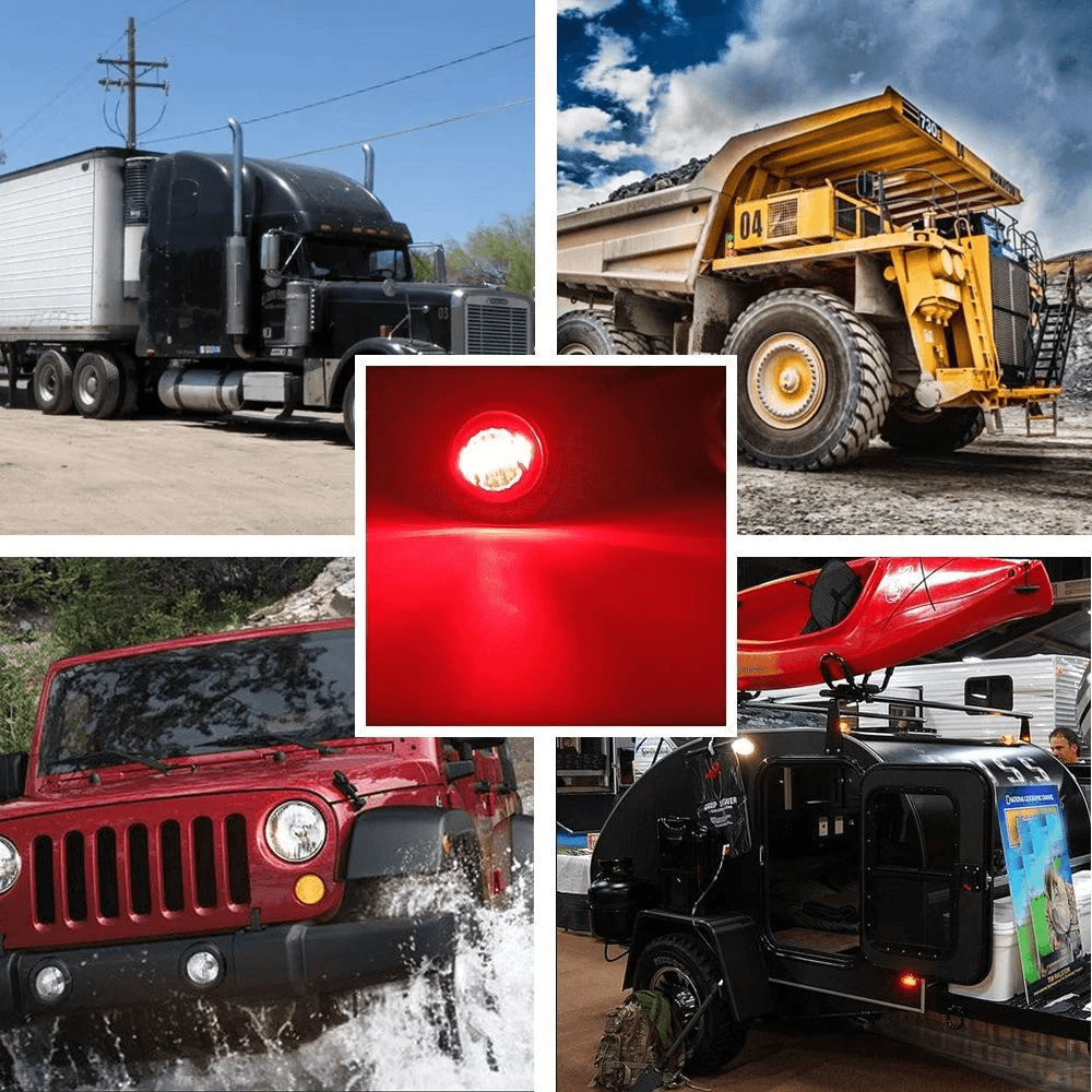 Light Bulbs Fit Red LED Side Marker Long Life LED Compact Space Saving Design 1