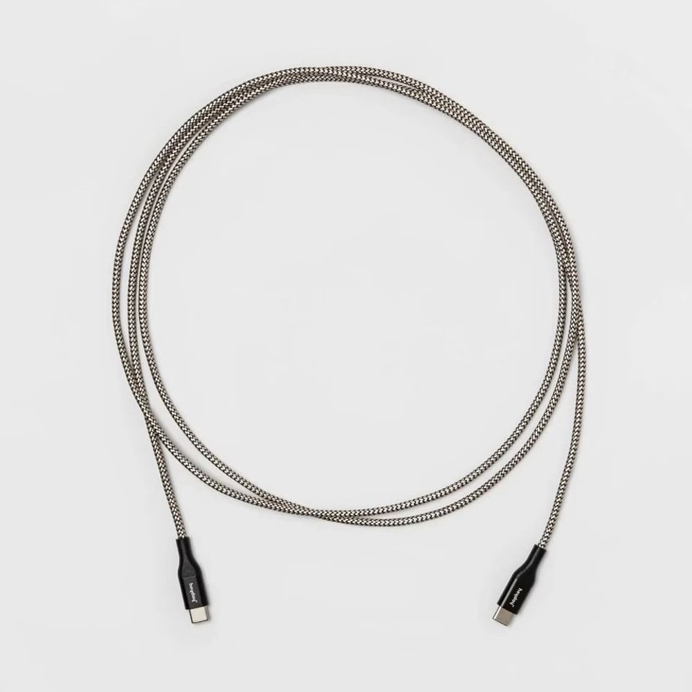 USBC Car Charger With USBC To USBC Cable DualPort Fast Charging Adapter For Vehicles 1